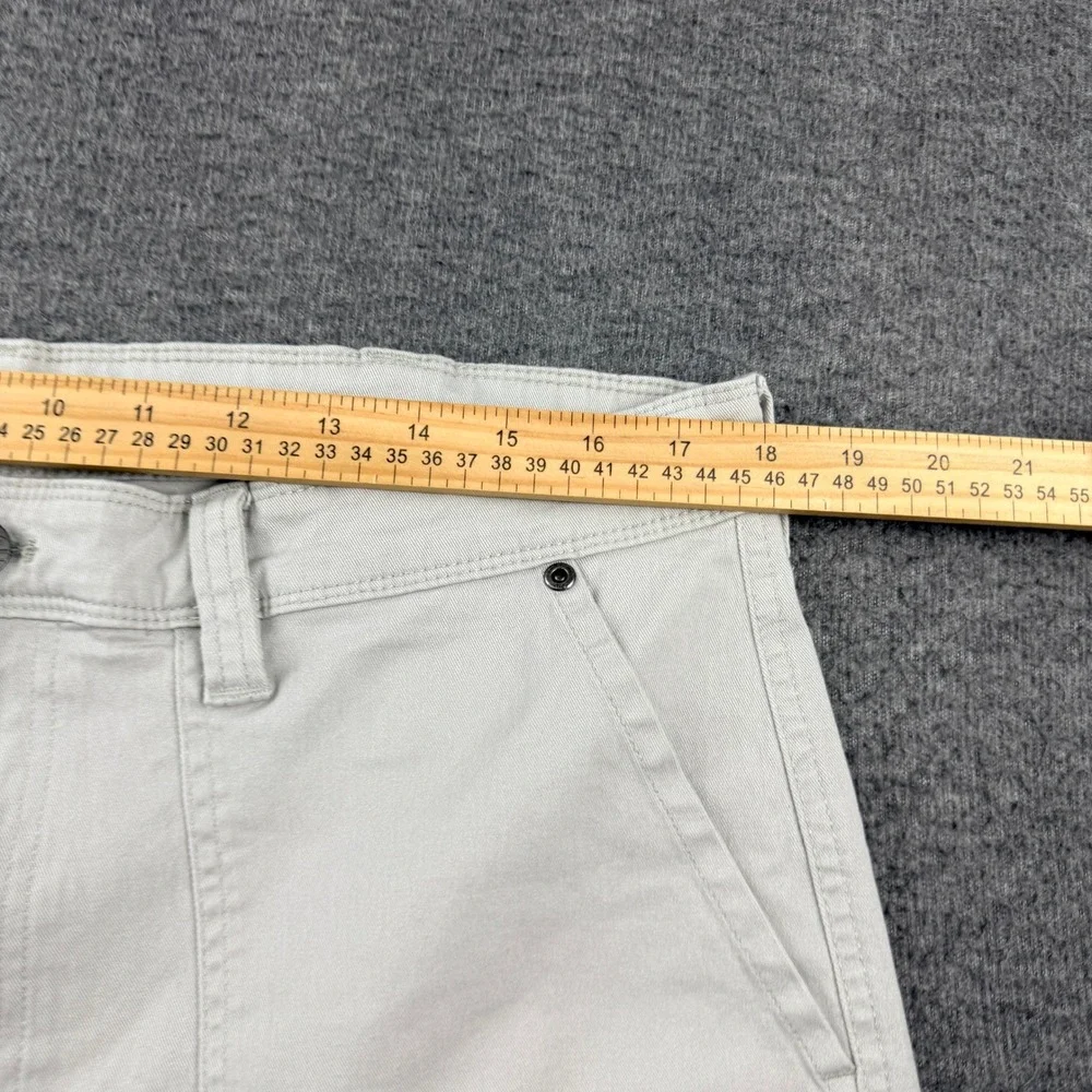 Weatherproof Vintage Men's Utility Cargo Shorts 38 Beige Cotton Spandex Stretch‎
